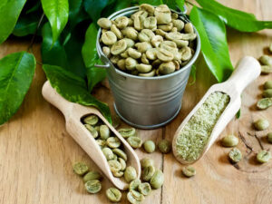 Green coffee bean
